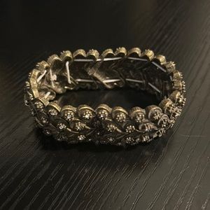Rhinestone Antique look Bracelet